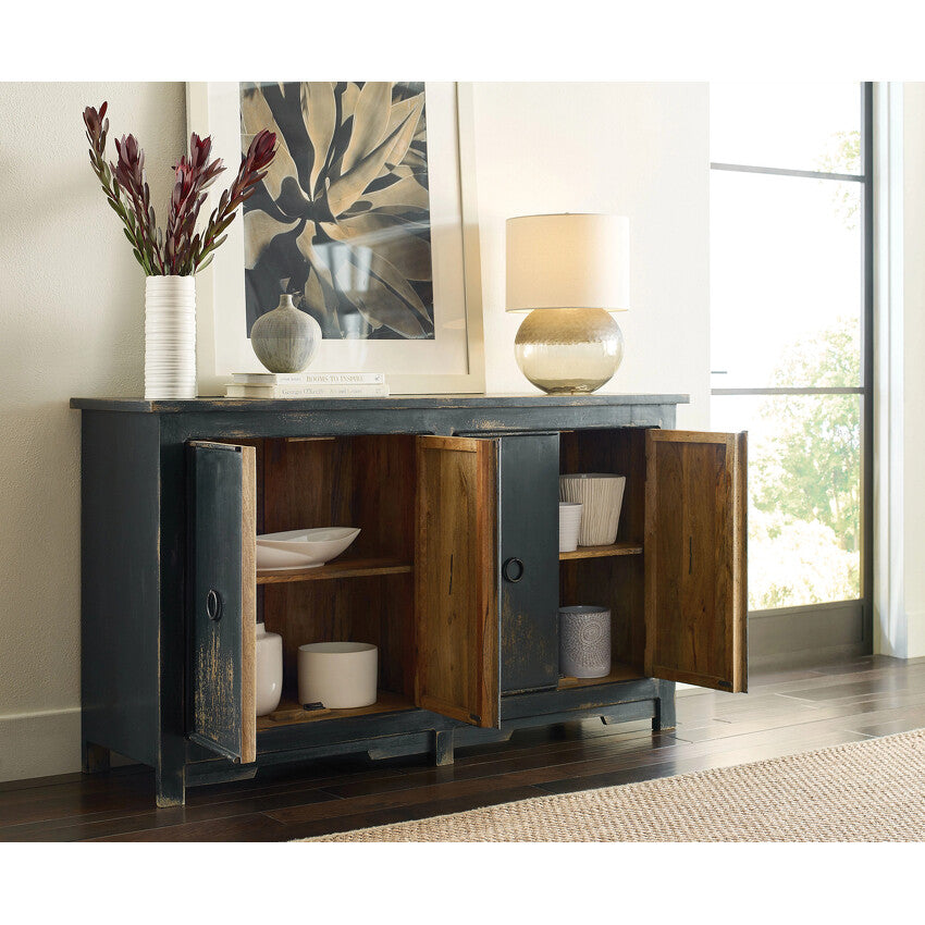 Charcoal Four Door Console