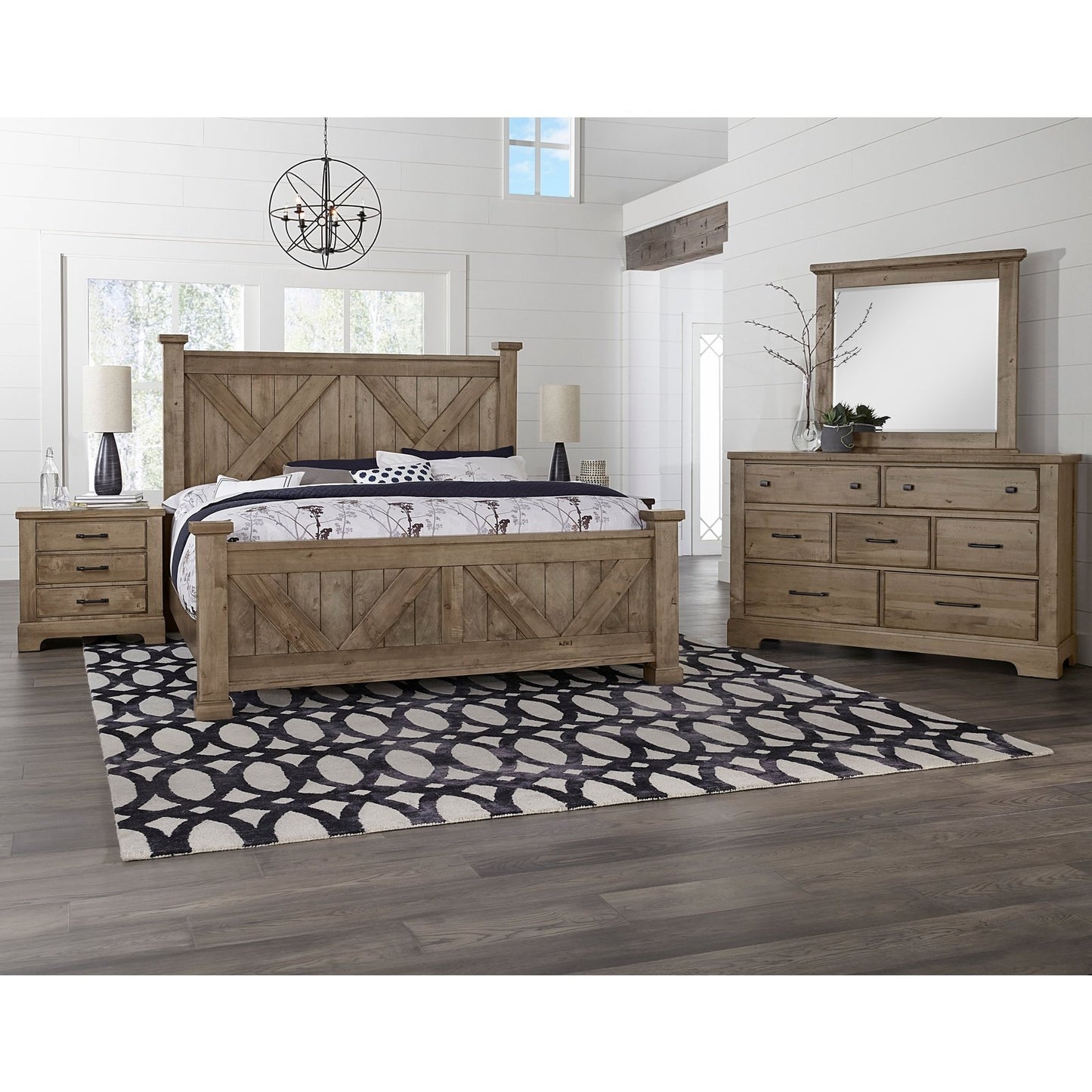 Cool Rustic- X Bed King