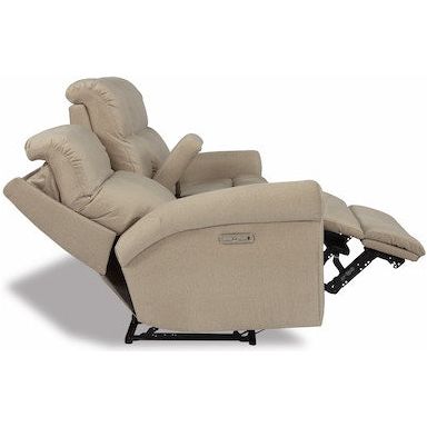 Davis Power Reclining Loveseat with Console and Power Headrests