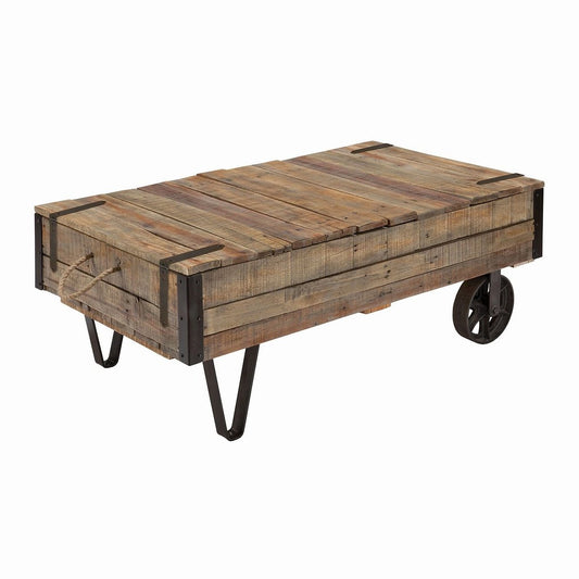 Industral Cart Cocktail Table