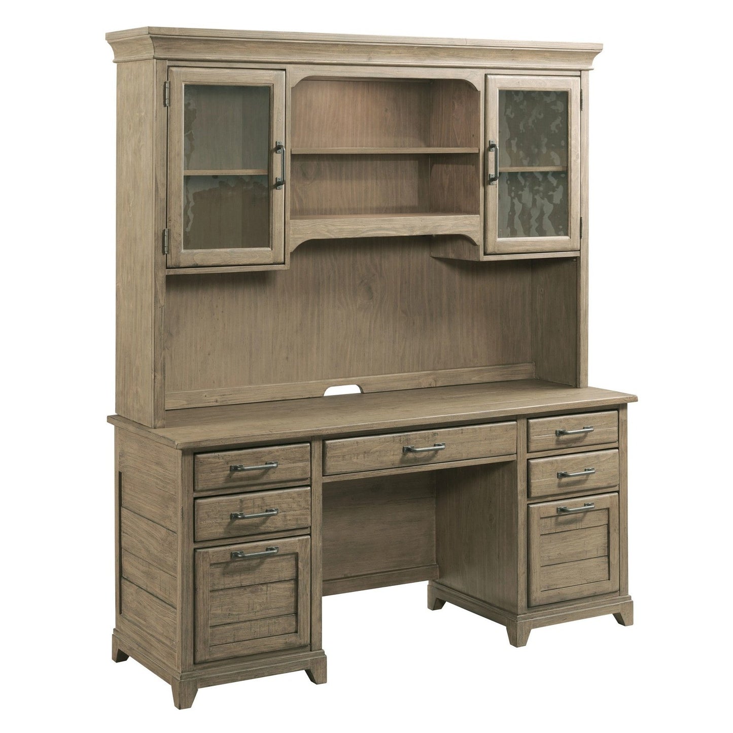 Farmstead Executive Credenza & Hutch