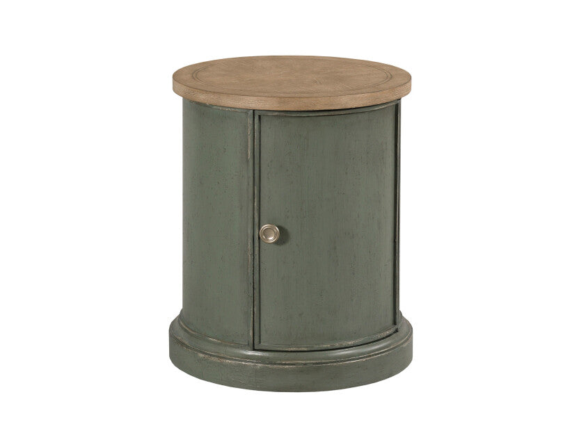 Woodfield Round Green Accent Table