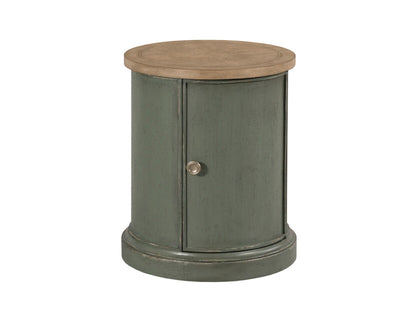 Woodfield Round Green Accent Table
