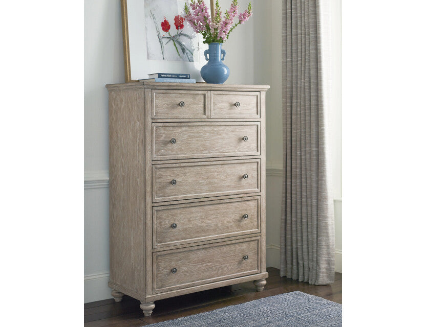 Miriam Five Drawer Chest- Breve