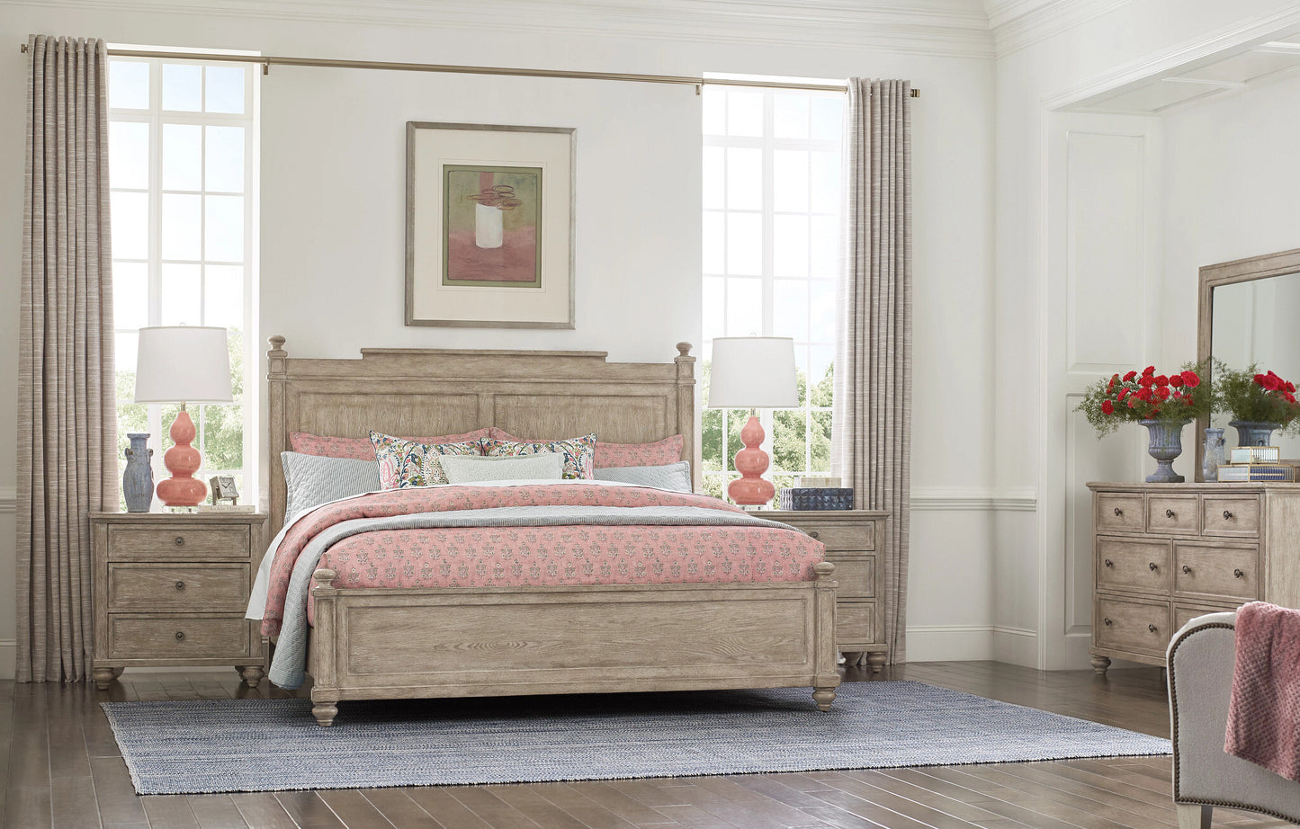 Sova King Panel Bed- Breve