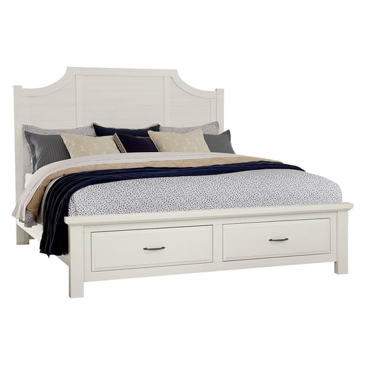 Maple Road Scalloped Storage Bed King