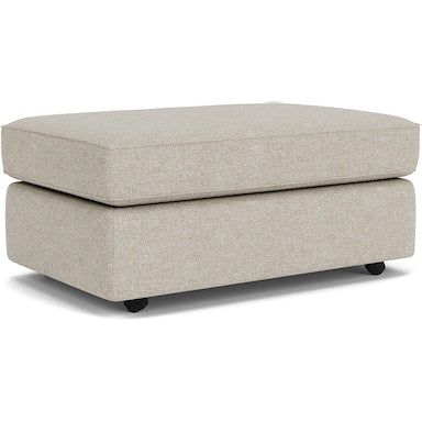 Vail Cocktail Ottoman with Casters