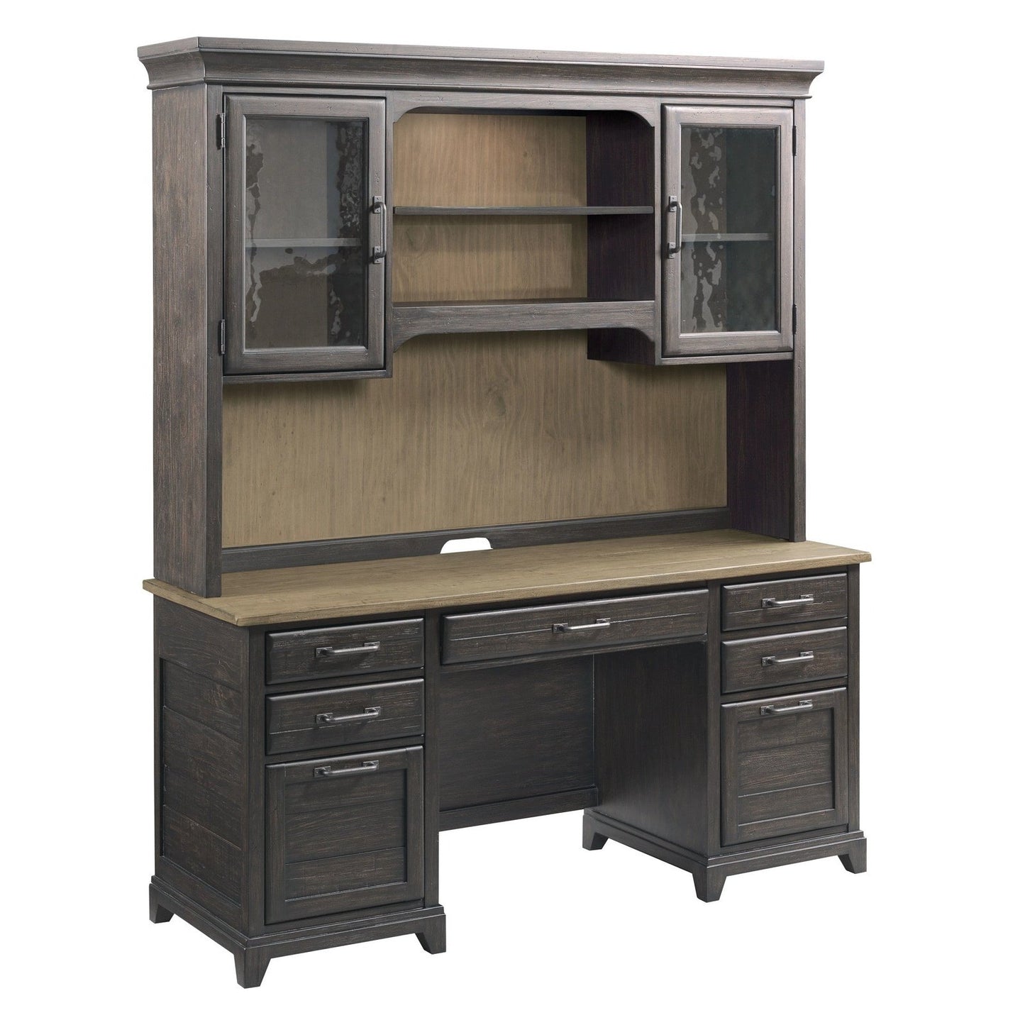 Farmstead Executive Credenza & Hutch