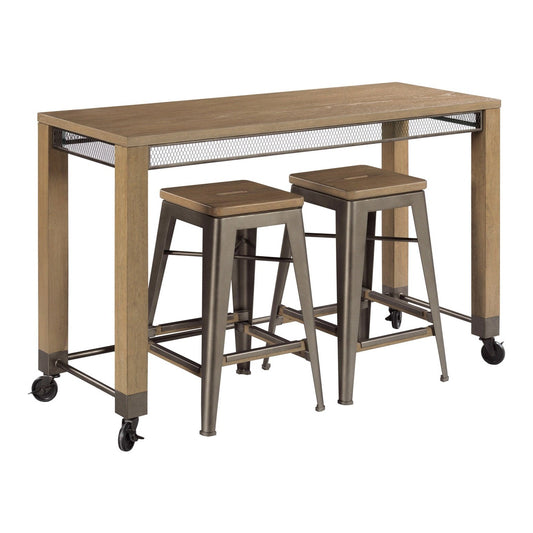 Counter Console with 2 Stools