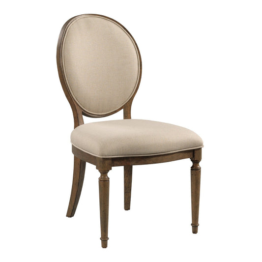 Cecil Oval Back Uphostered Side Chair