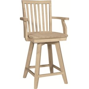 Mission Arm Swivel Stool